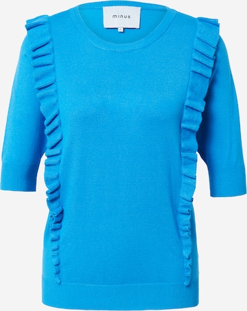 Pull-over 'Vesia' minus en bleu : devant