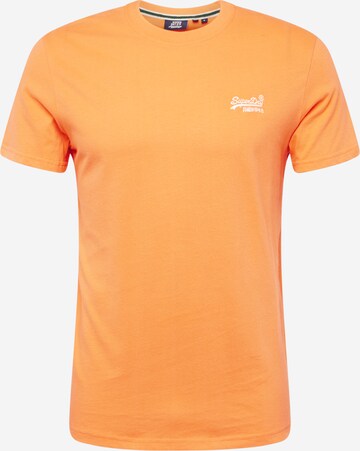 Superdry Shirt 'Essential' in Orange: front