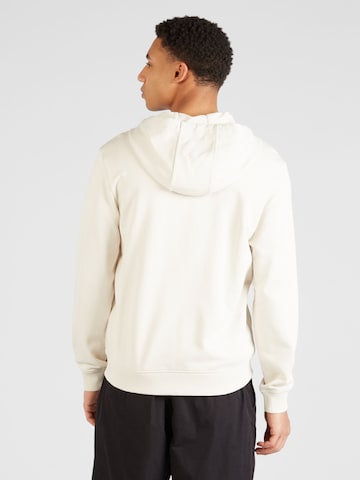 HUGO Red Zip-Up Hoodie 'Daple' in White