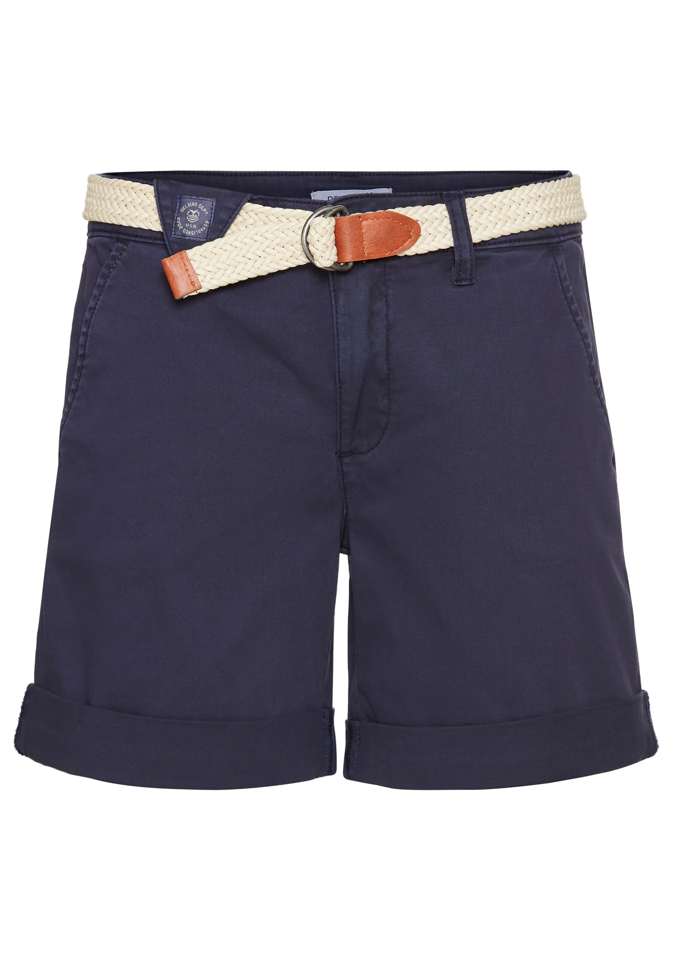 DELMAO Pants in Blue: front