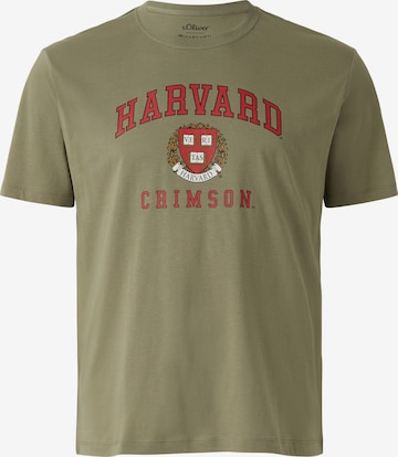 T-Shirt s.Oliver en vert : devant