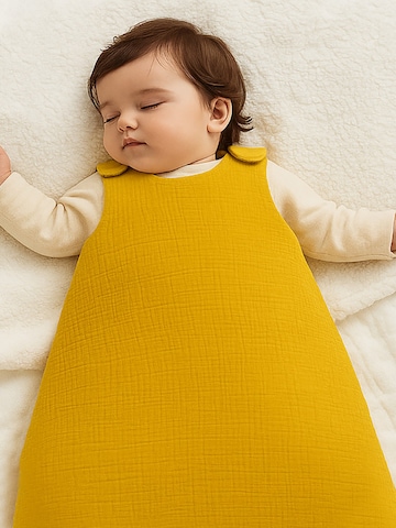 Sac de couchage 'Organic Cotton Winter Sleeping Bag' PAPATE en jaune