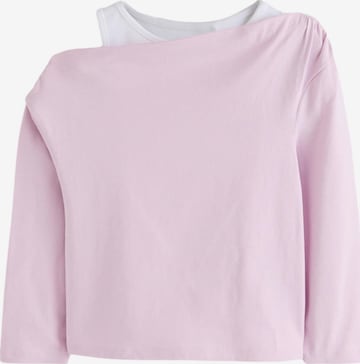 Next Shirt in Lila: Vorderseite