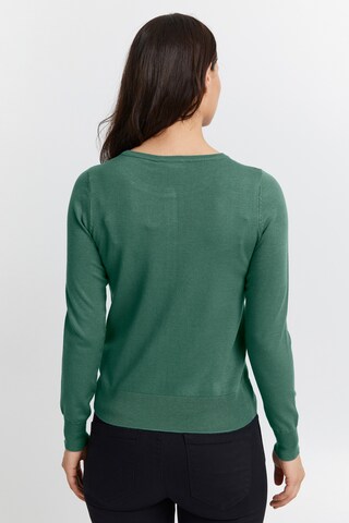 Fransa Knit Cardigan in Green