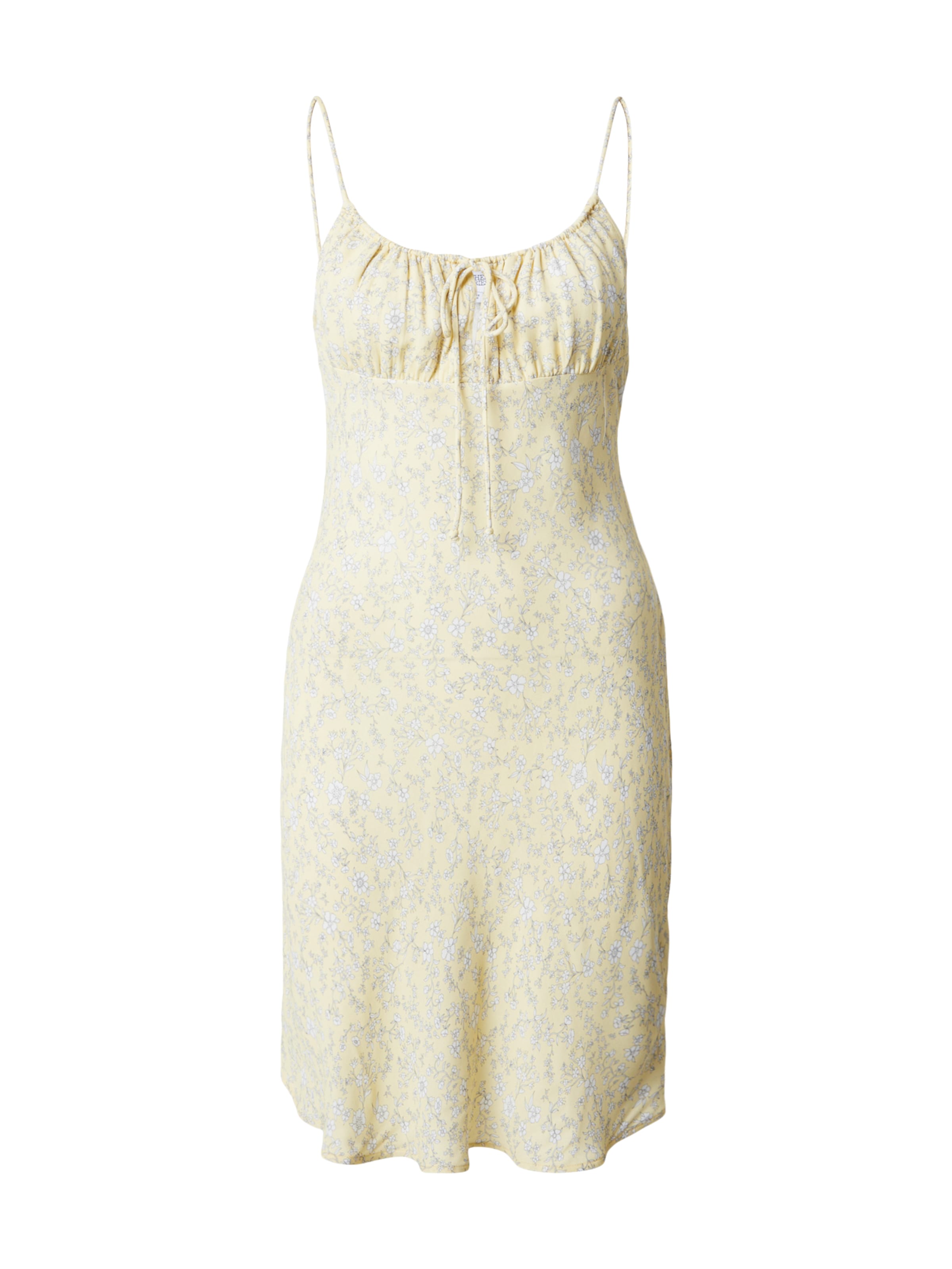 & Other Stories Robe d’été en 34 en jaune clair / gris / blanc, Vue avec produit