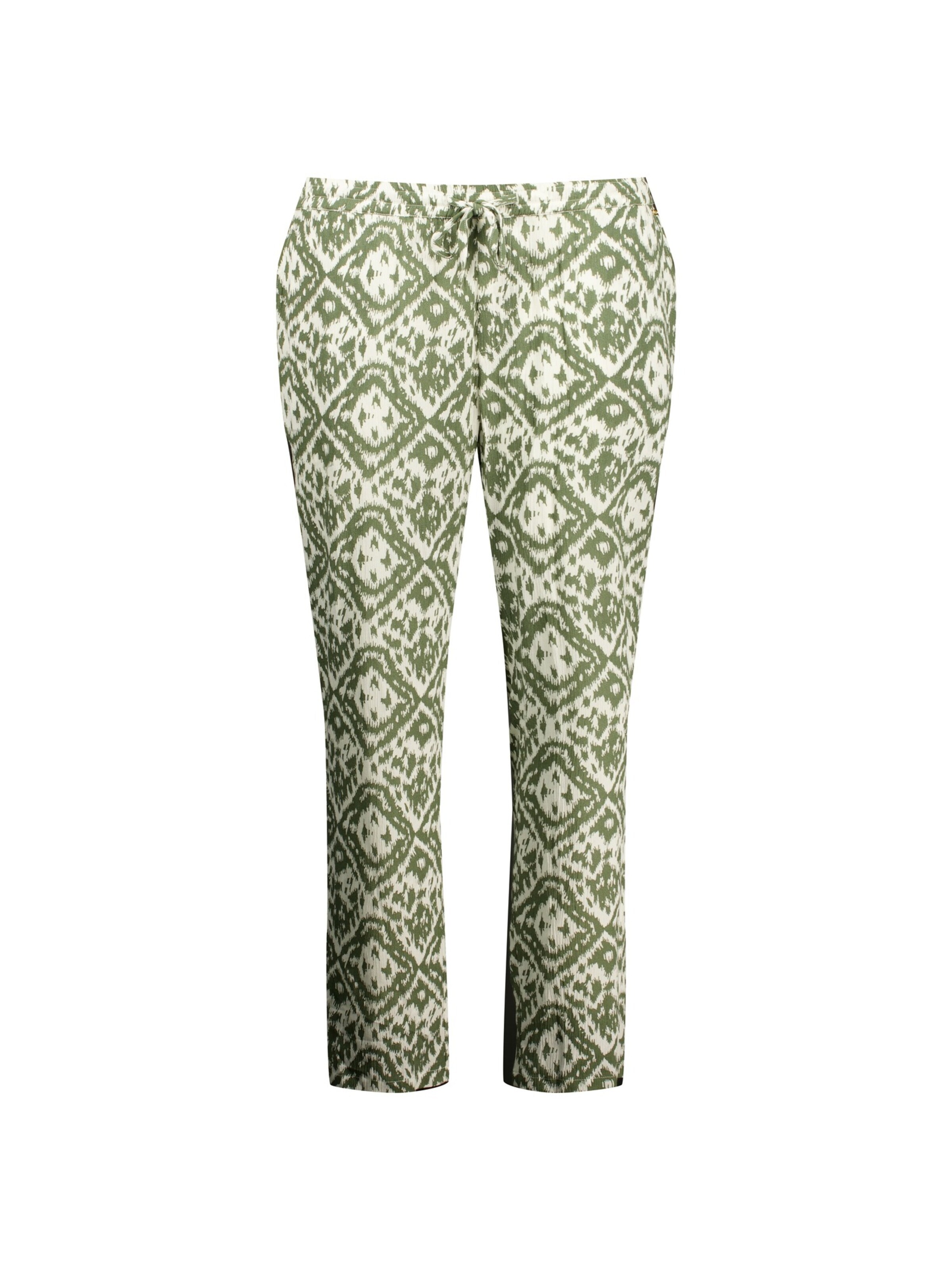 Coupe slim Pantalon Deeluxe en vert : devant