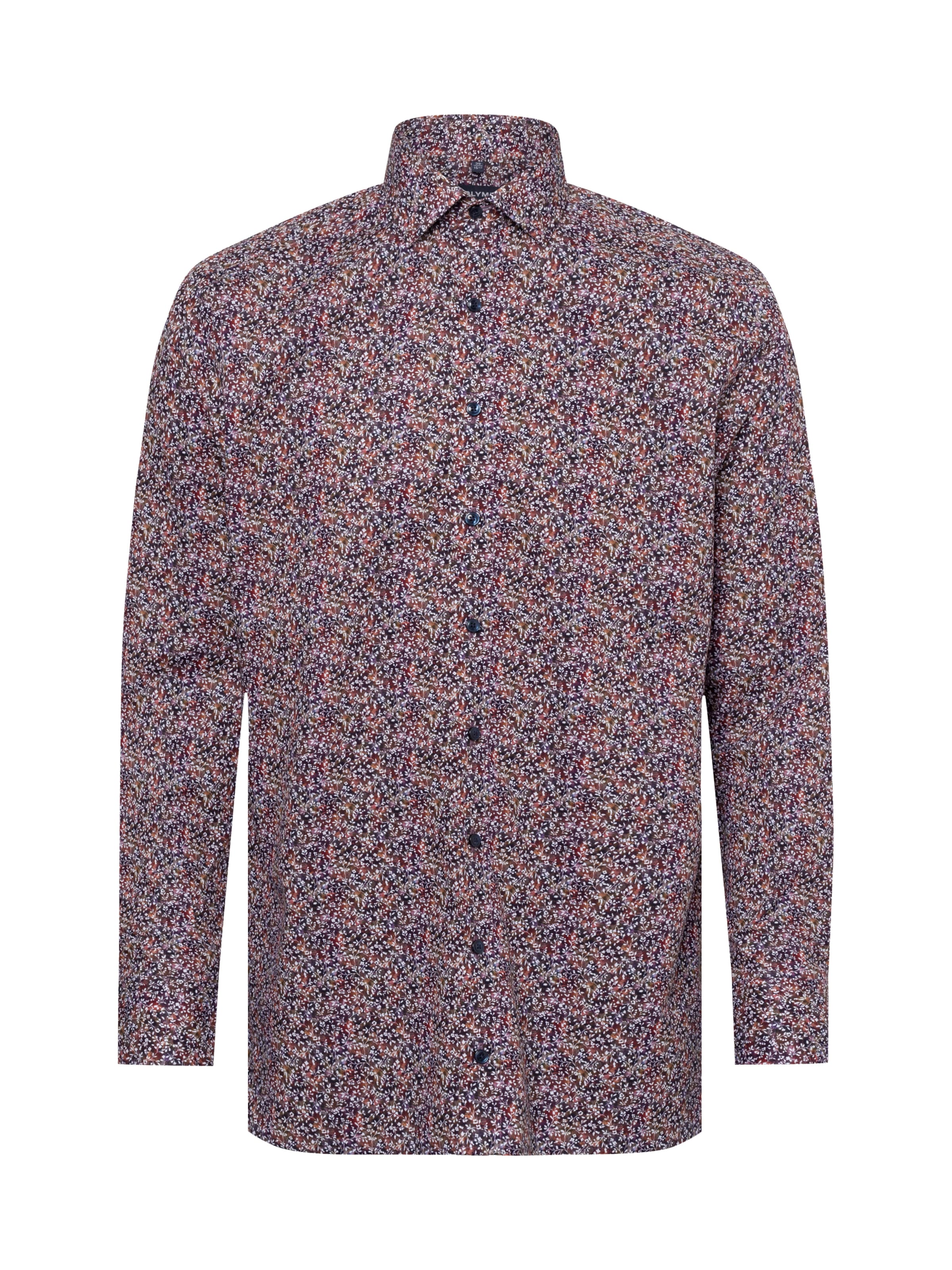 OLYMP Regular fit Button Up Shirt in Purple: front
