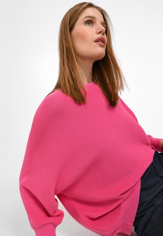 WALL London Oversized trui in Roze: voorkant