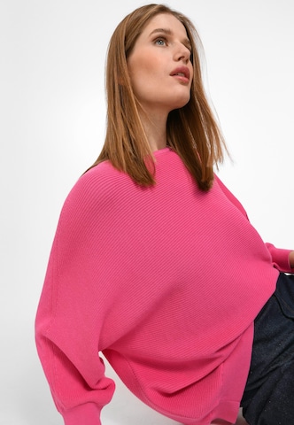 WALL London Oversized Sweater in Pink: front
