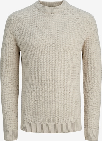 Pull-over 'JREBFRAME' JJ Rebel en beige : devant