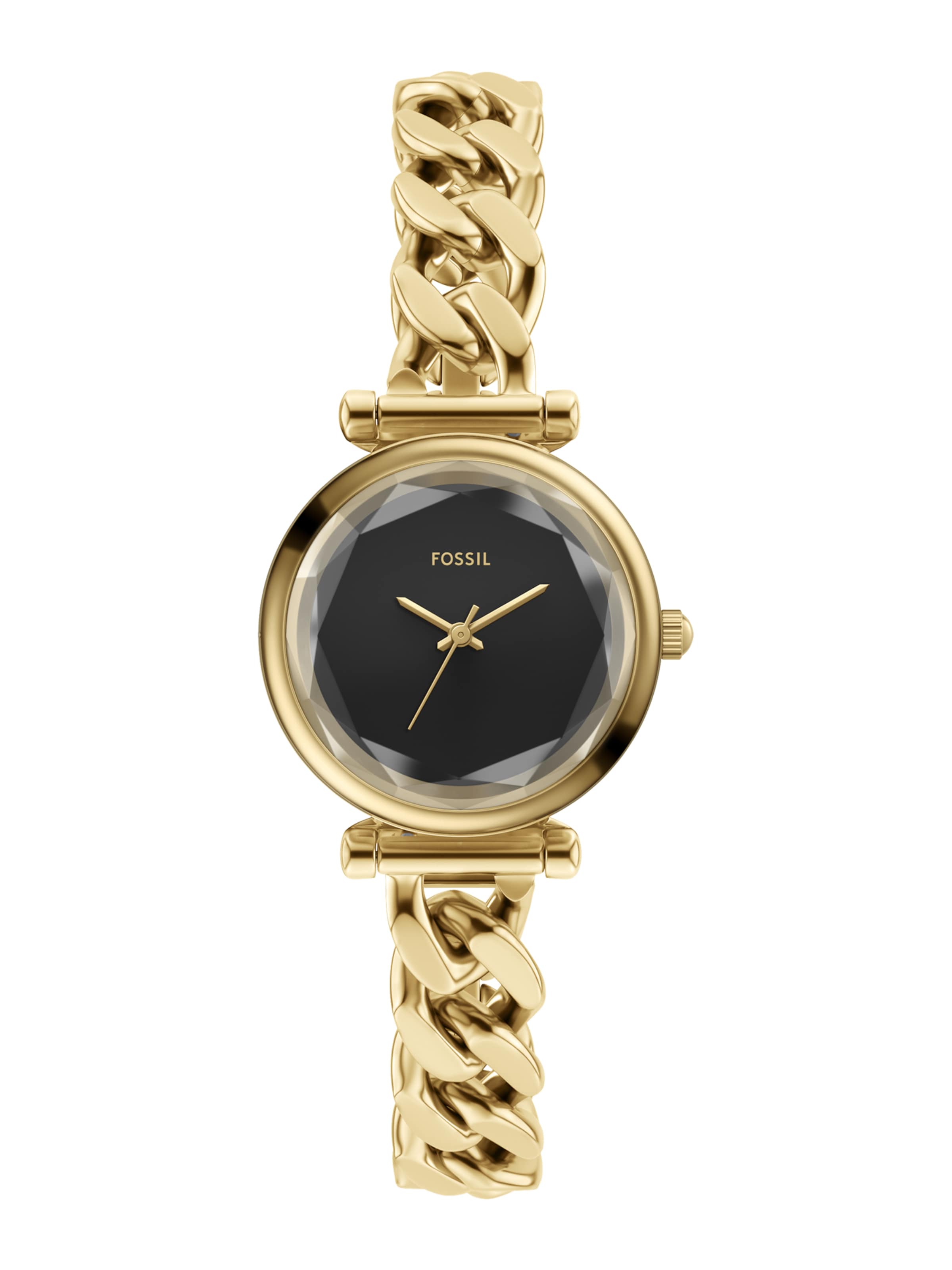 FOSSIL Αναλογικό ρολόι 'CARLIE' σε χρυσό: μπροστά