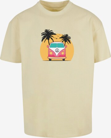 Merchcode Shirt 'Summer - Van' in Gelb: predná strana