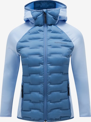 PEAK PERFORMANCE Outdoorjas in Blauw: voorkant