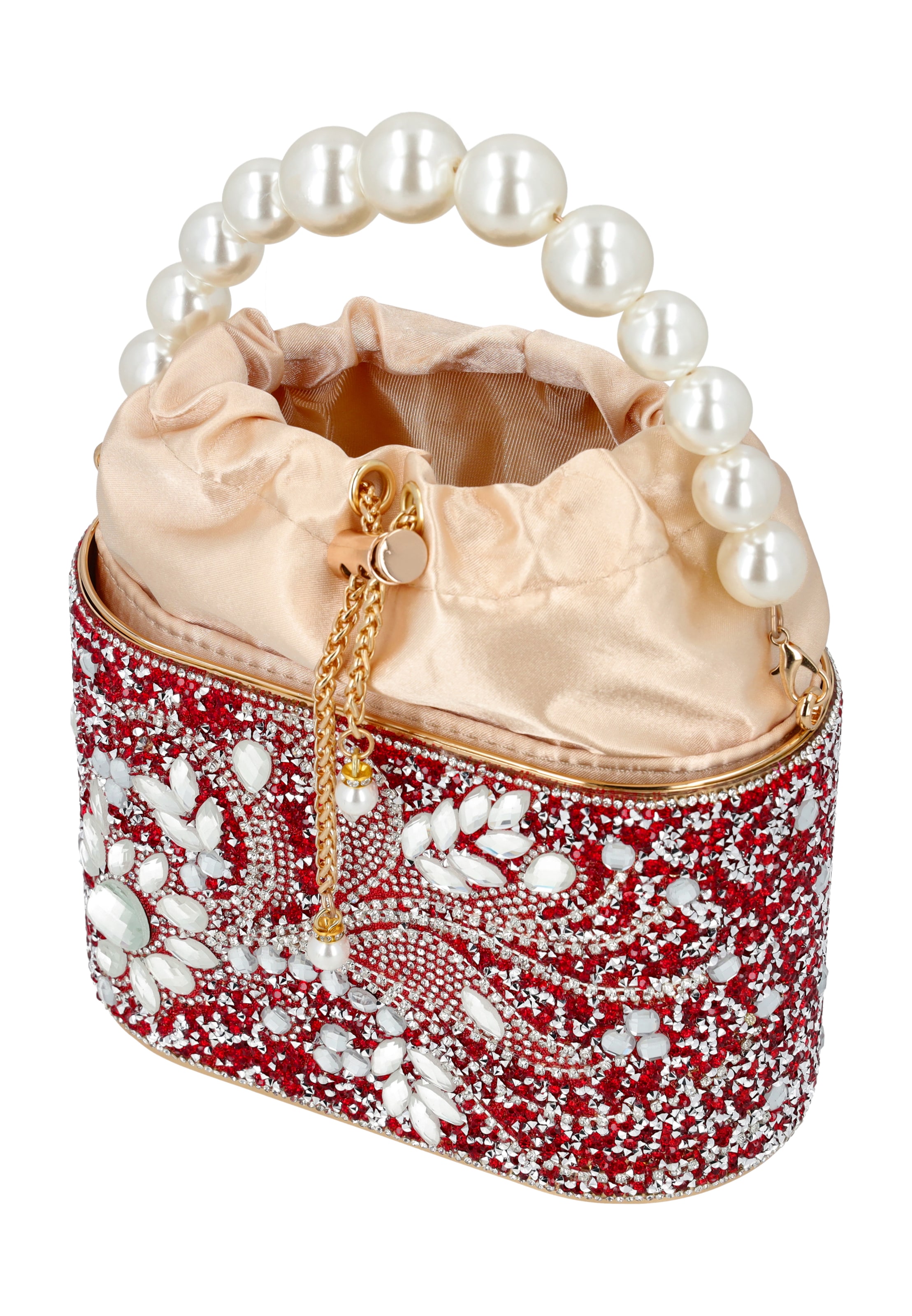 Pochette faina en rouge