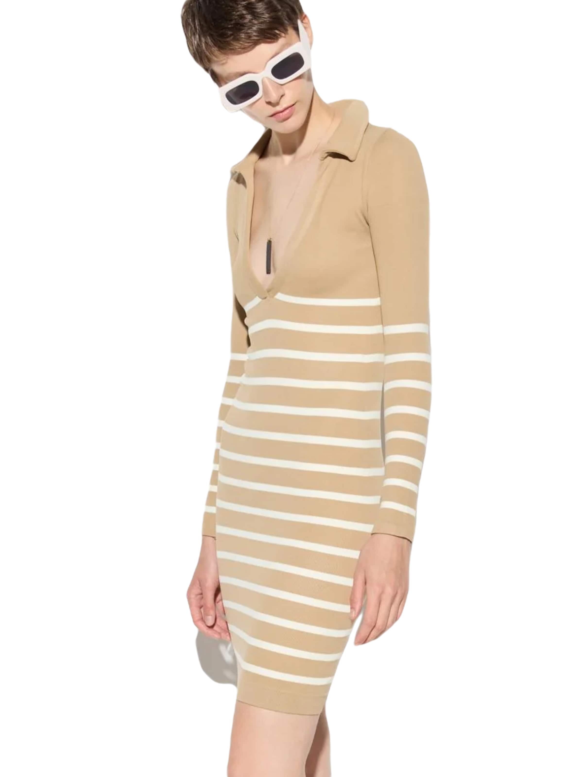 Robes en maille No Matter What en beige