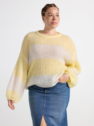 Lindex Pullover 'Serina' in Gelb: Vorderseite
