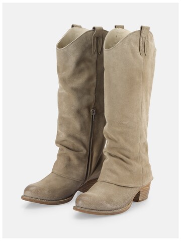 Felmini Wide Fit Cowboylaarzen in Bruin