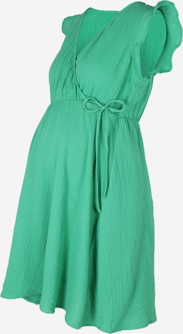 Vero Moda Maternity Letné šaty 'NATALI' - Zelená: predná strana
