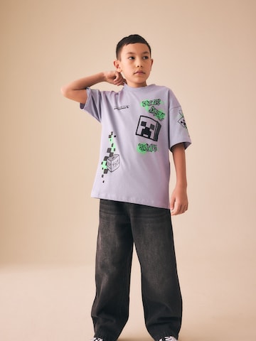 T-Shirt 'Minecraft' Next en violet