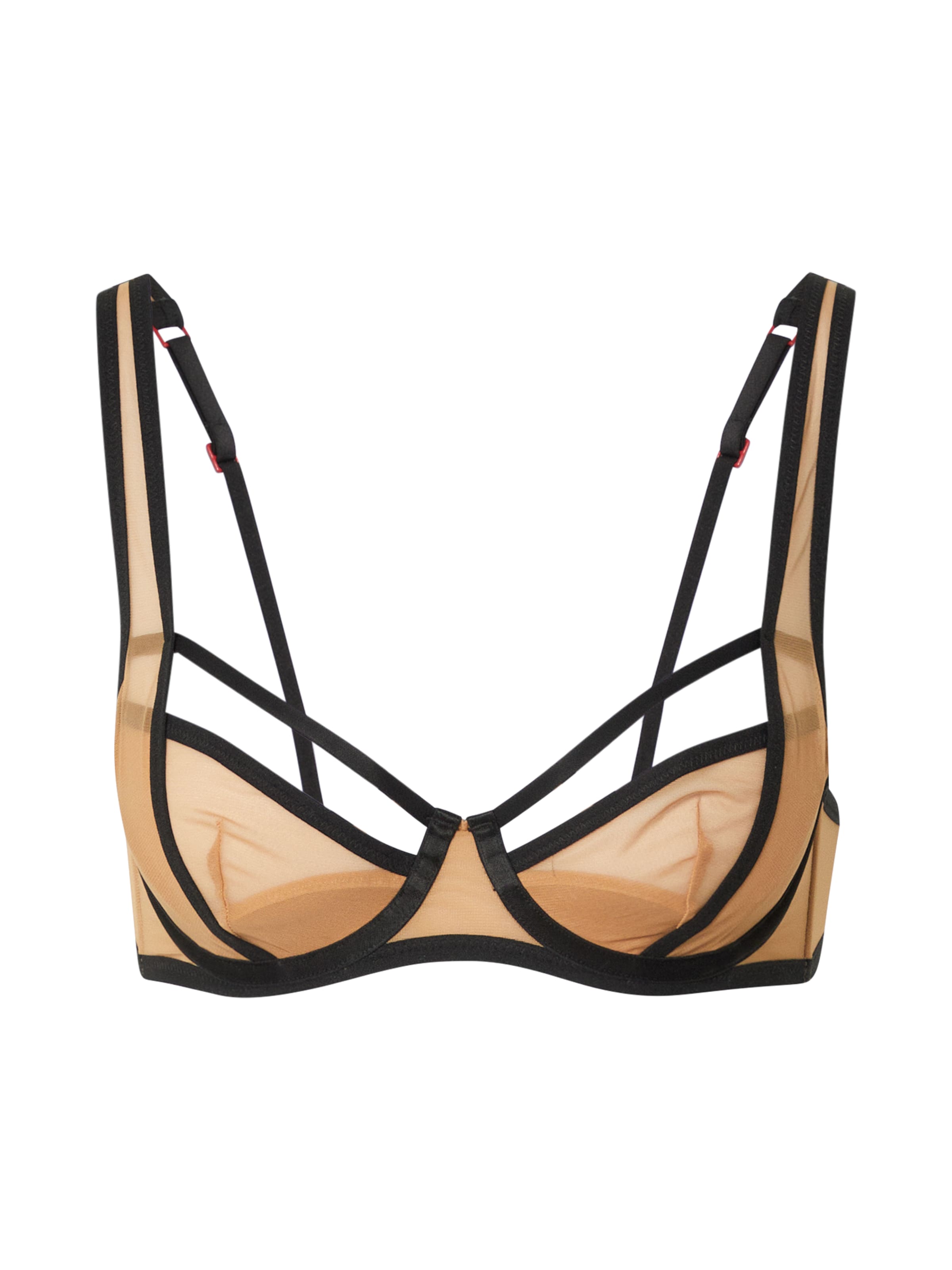 Scandale éco-lingerie Балконет Бюстгальтер в Бежевый: спереди