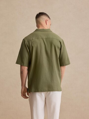 DAN FOX APPAREL Regular fit Overhemd 'Ryan' in Groen