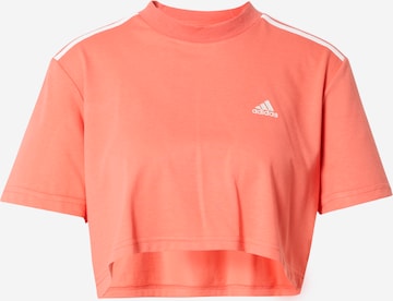 ADIDAS PERFORMANCETehnička sportska majica - crvena boja: prednji dio