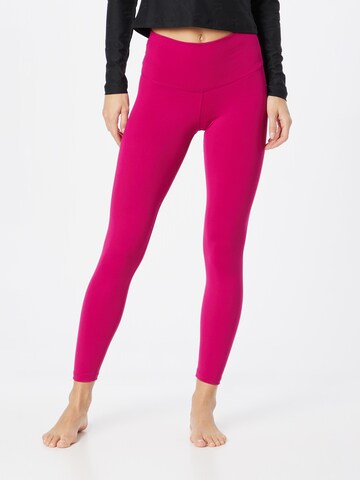 Skinny Leggings NIKE en rose : devant