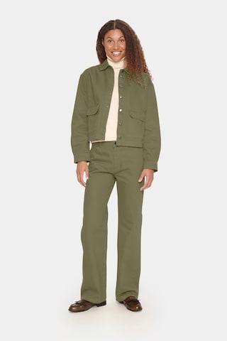SAINT TROPEZ Wide leg Jeans 'Ilu' in Green