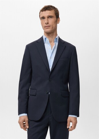 MANGO MAN Slim fit Business Blazer 'Turin' in Blue: front