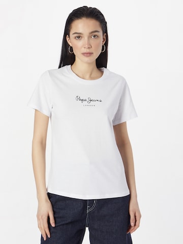 Pepe Jeans T-shirt 'Wendy' i vit: framsida