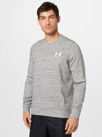 UNDER ARMOUR Sport sweatshirt i grå: framsida