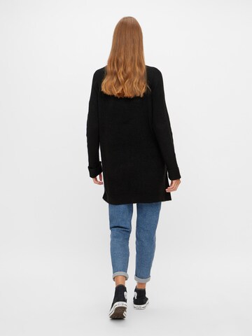 PIECES Knit Cardigan 'Ellen' in Black