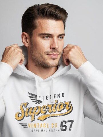 Neverless Sweatshirt 'Superior Vintage' in White