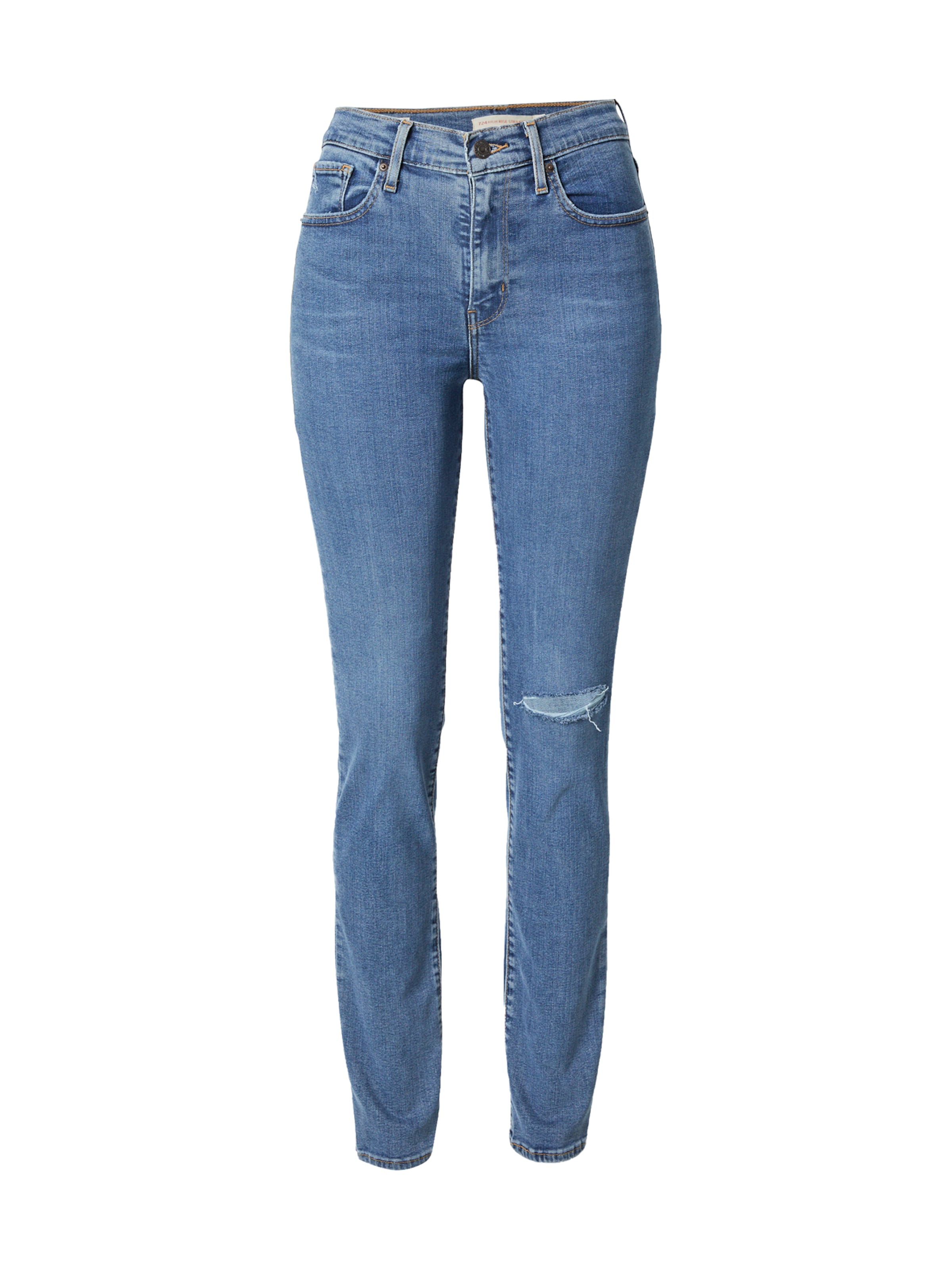 LEVI'S ® Slimfit Kavbojke '724 High Rise Straight' | modra barva: sprednja stran