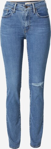 LEVI'S ® Jeans '724 High Rise Straight' in Blauw: voorkant