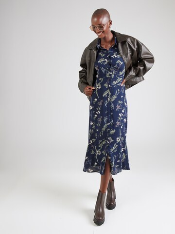 Robe-chemise 'Kataleya' mbym en bleu
