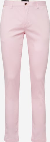 SCOTCH & SODA Slim fit Chino trousers in Pink: front