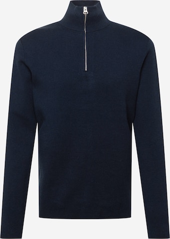 mėlyna Samsøe Samsøe Megztinis 'Gunan': priekis