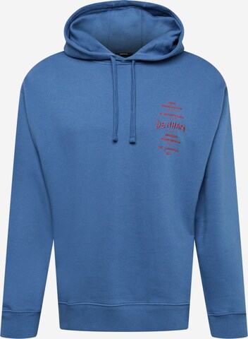 DENHAM Sweatshirt 'SAKI' in Blau: predná strana