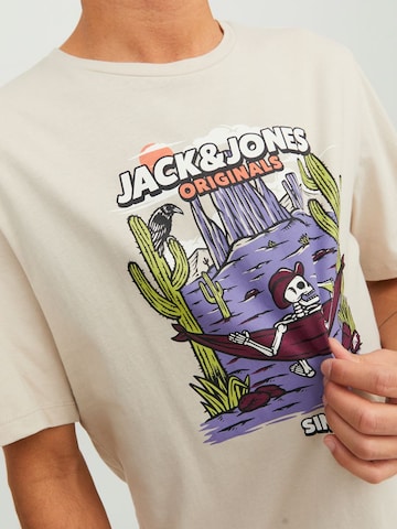 JACK & JONES قميص بلون رمادي