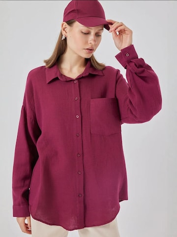 Camicia da donna di Bigdart in lilla: frontale