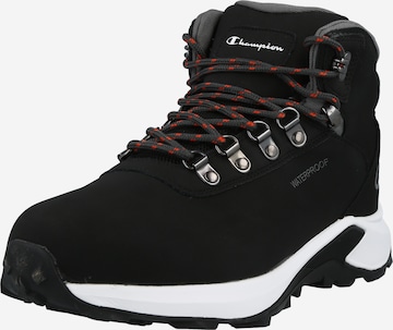 Champion Authentic Athletic Apparel - Botas con cordones 'Mican' en negro: frente