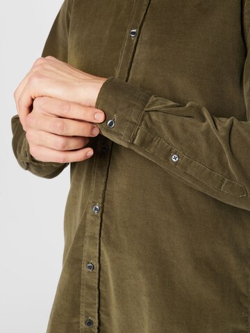 STRELLSON Regular fit Button Up Shirt in Green