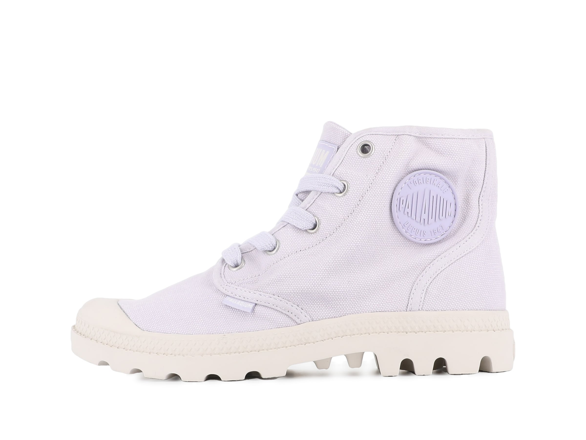 Palladium - Sapatilhas altas 'Pampa' em roxo: frente