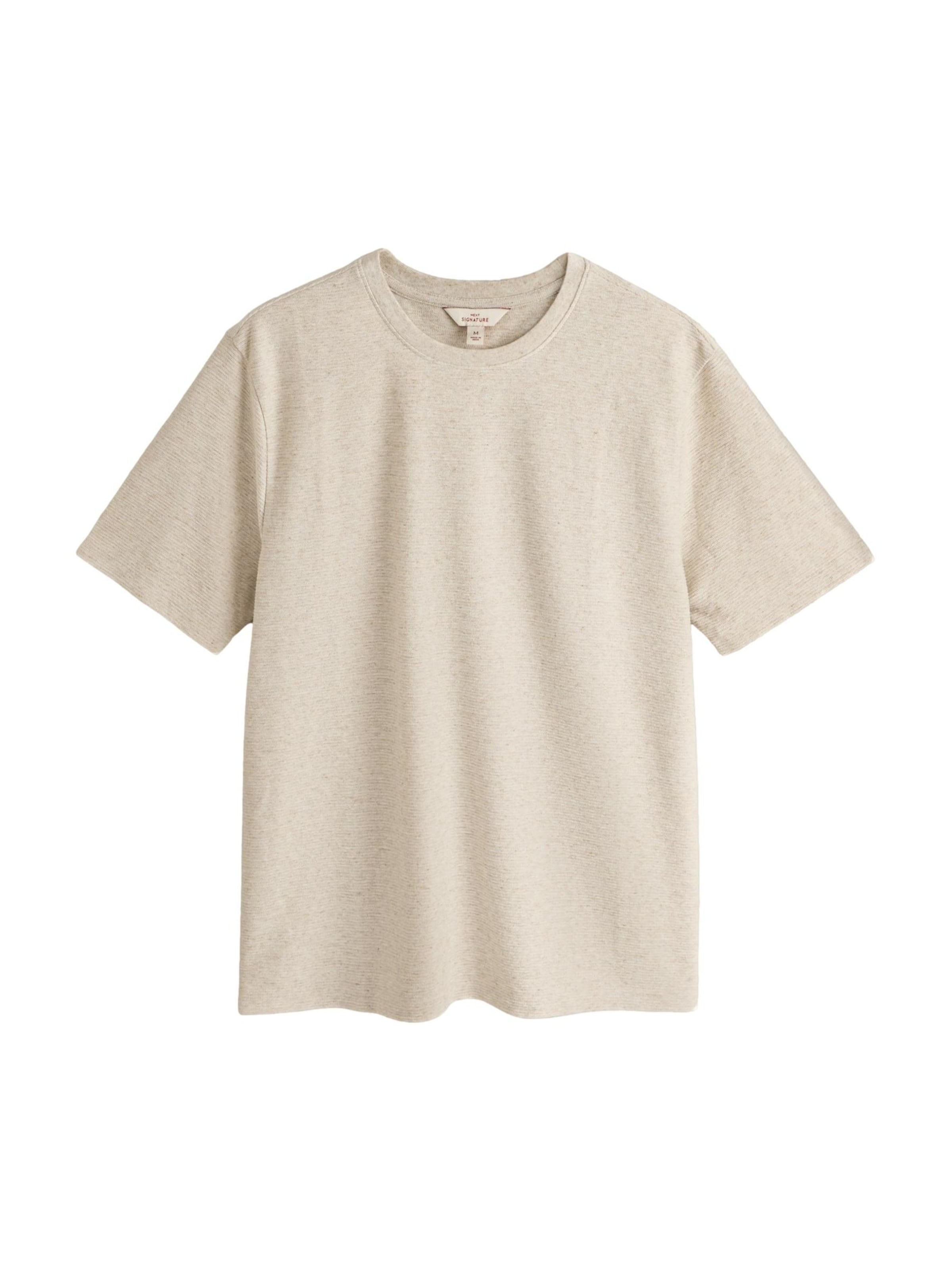 T-Shirt 'Signature' Next en beige : devant
