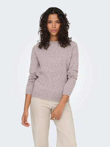 ONLY Pullover 'ONLRICA' in Braun: Vorderseite