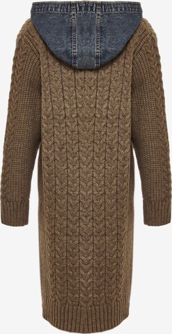 RISA Knit Cardigan in Brown