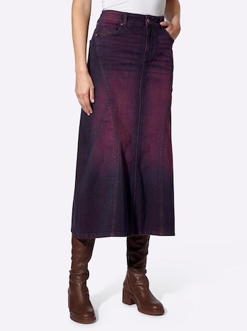 Jupe heine en rouge : devant