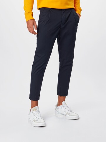 DRYKORN Tapered Chinohose 'Chasy' in Blau: Vorderseite