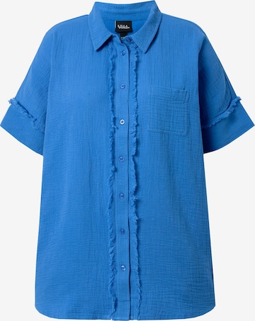 Ulla Popken Blouse in Blue: front
